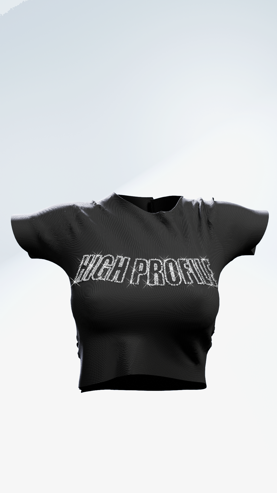 HIGH PROFILE T SHIRT (RHINESTONE)